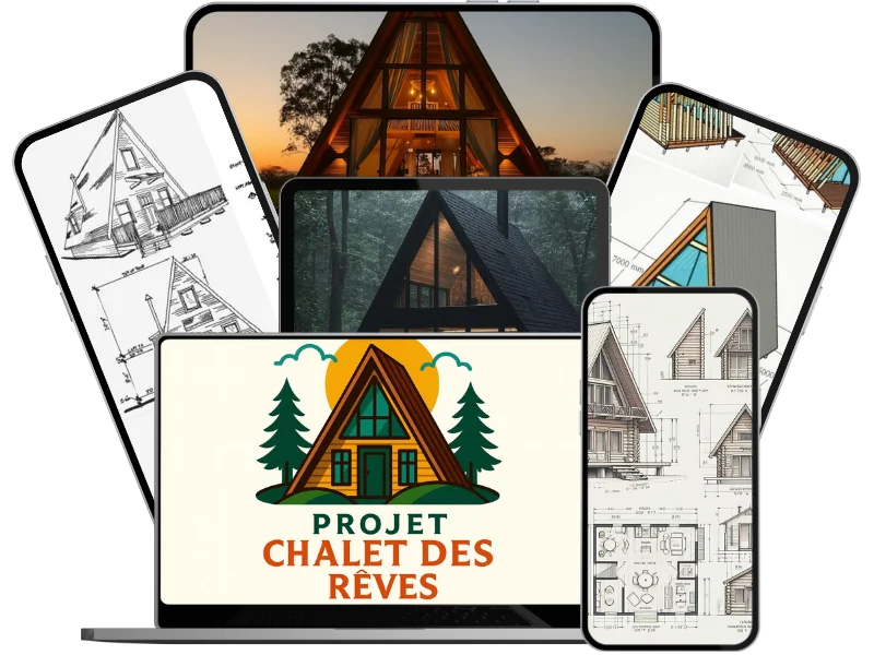 Projet Mon Chalet de Rêve - Mockup sur plusieurs appareils